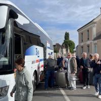 Embarquement par bus