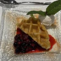 Gauffre aux fruits rouges