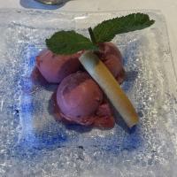 Sorbet aux fruits rouges